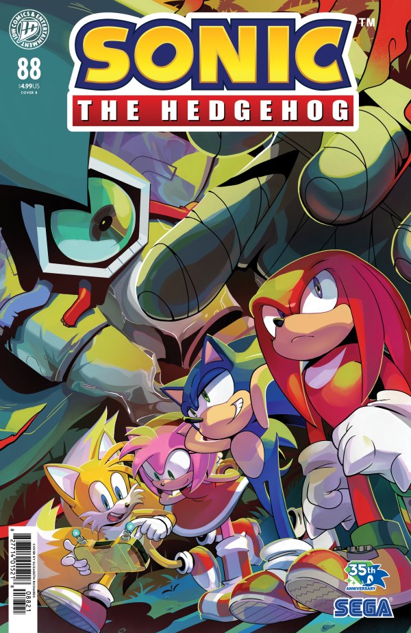 Sonic the Hedgehog #88 Cover B Elizabeth Richards Variant