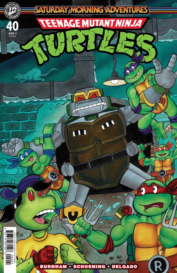 Teenage Mutant Ninja Turtles: Saturday Morning Adventures #40 Cover B Steve Lavigne Variant