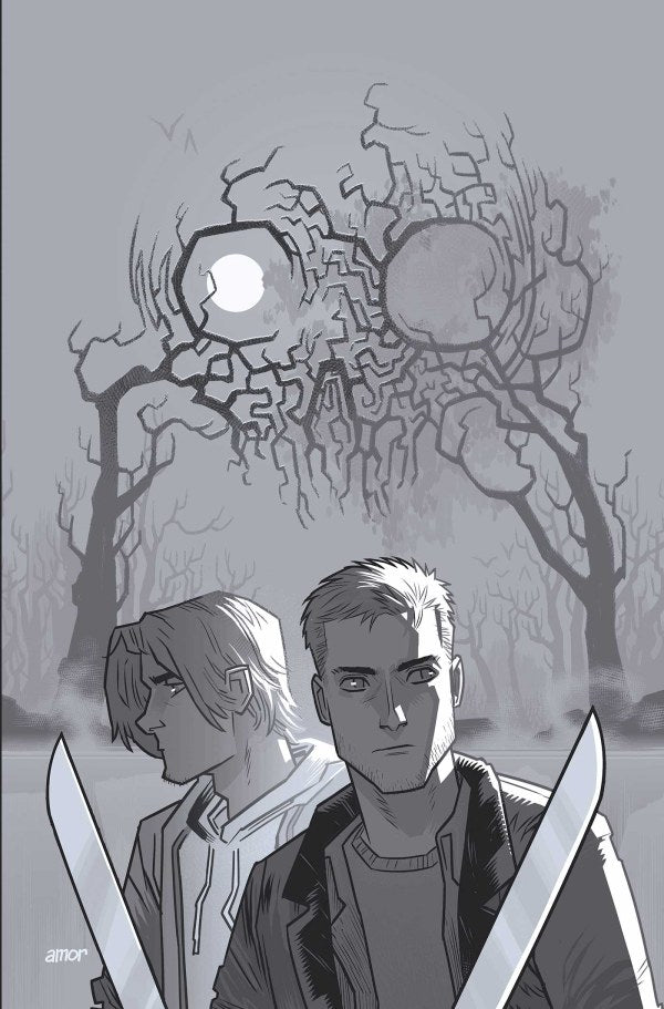 Supernatural #7 Cover K 1:5 John Amor Black & White Virgin Variant