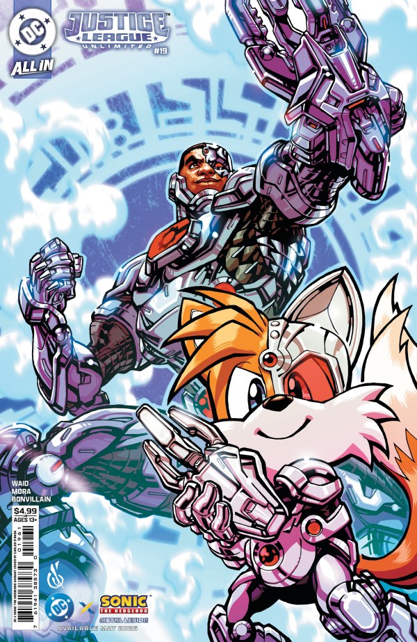 Justice League Unlimited #19 Cover F Carlos D'Anda DC X Sonic Variant