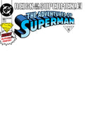 The Adventures of Superman #501 Facsimile Edition 2026 Blank Variant