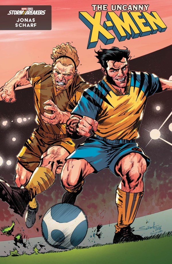 Uncanny X-Men #29 Jonas Scharf Marvel Soccer Variant
