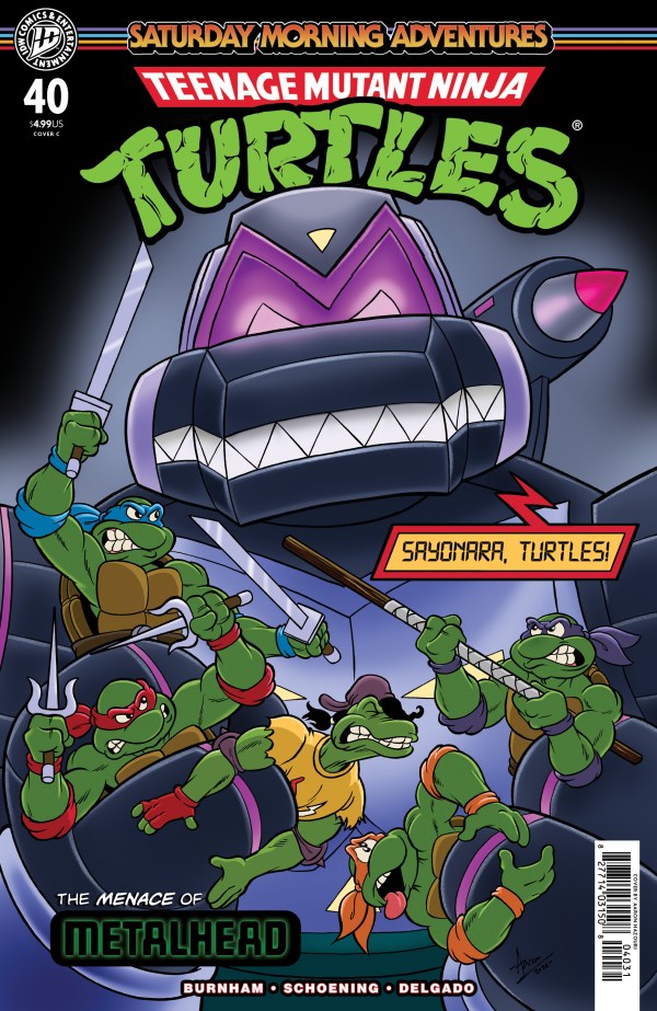 Teenage Mutant Ninja Turtles: Saturday Morning Adventures #40 Cover C Aaron Hazouri Variant