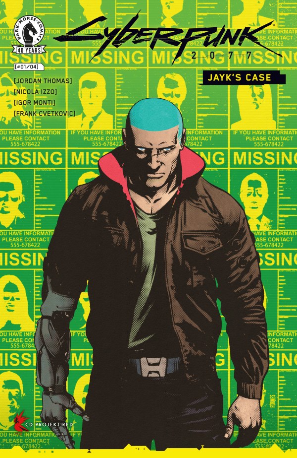 Cyberpunk 2077: Jayk's Case #1 Cover B Jorge Fornés Variant
