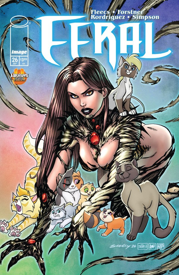 Feral #26 Cover D Tim Seeley Witchblade Team-Up Variant