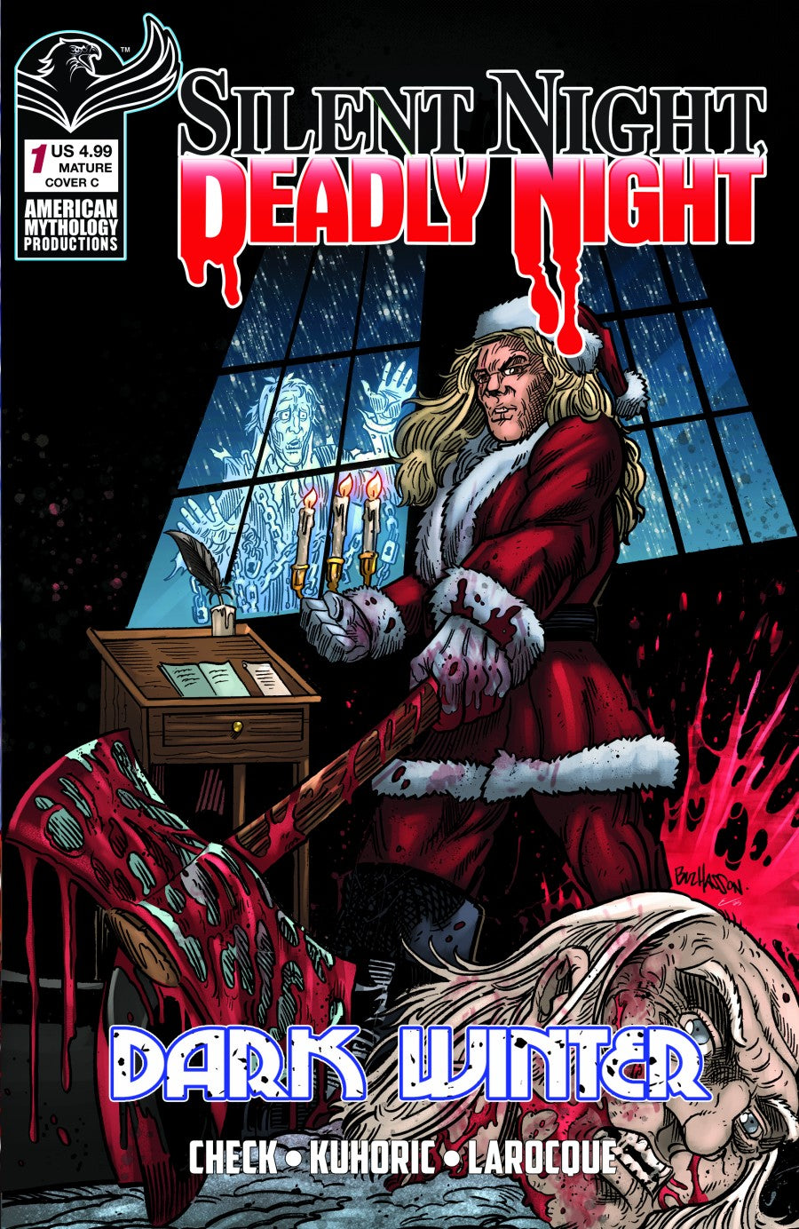 Silent Night, Deadly Night: Dark Winter #1 Cover C Buz Hasson Variant
