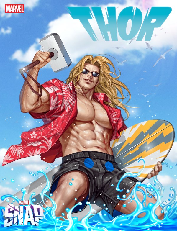 Thor #800 InHyuk Lee Marvel Snap Swimsuit Variant