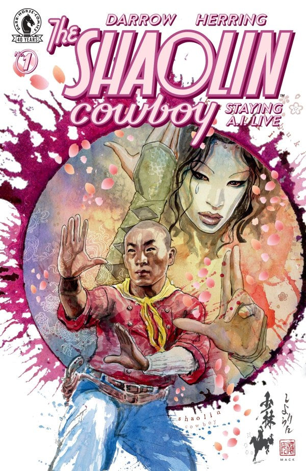 The Shaolin Cowboy: Staying A.I.Live #1 Cover E David Mack Variant