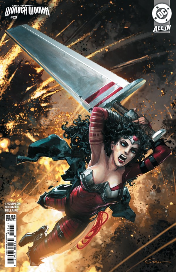 Absolute Wonder Woman #20 Cover D Clayton Crain Variant