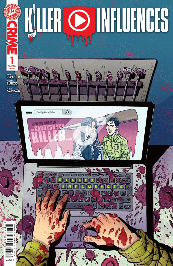 Killer Influences #1 Cover B Valeria Burzo Variant