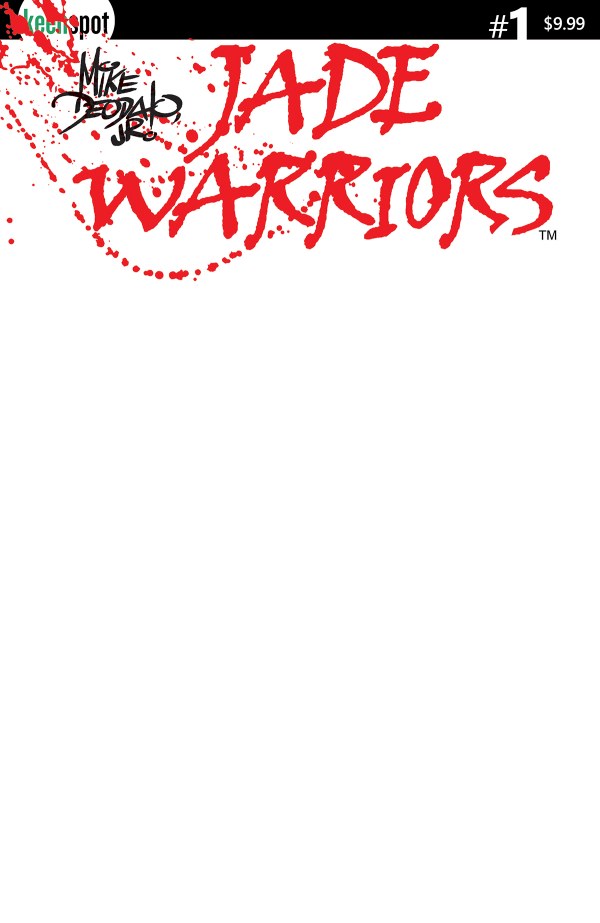 Jade Warriors #1 Cover C Blank Variant
