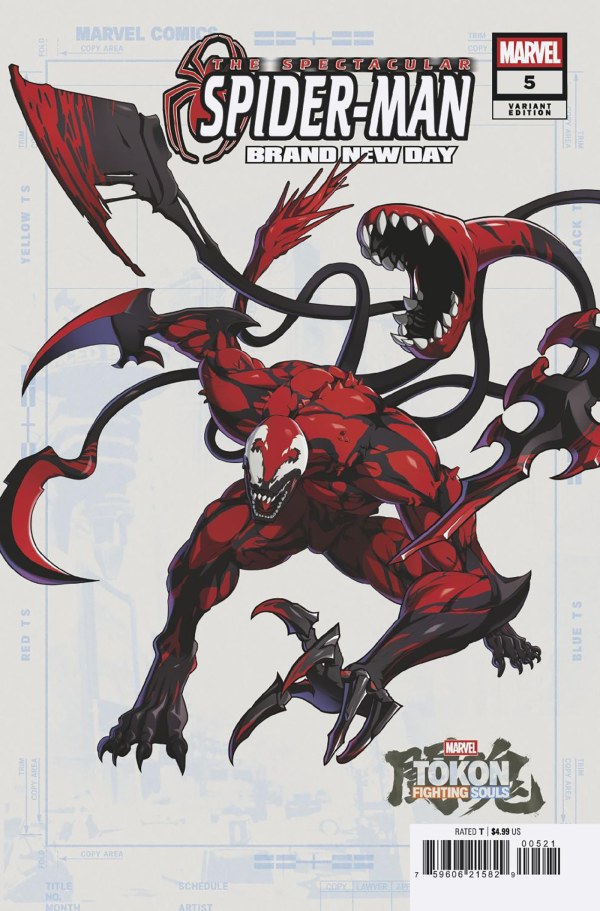 Spectacular Spider-Man: Brand New Day #5 Marvel Games Marvel Tōkon: Fighting Souls Variant
