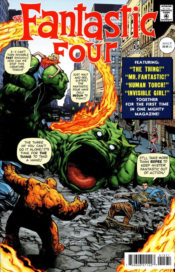 Fantastic Four #15 Humberto Ramos Homage Variant